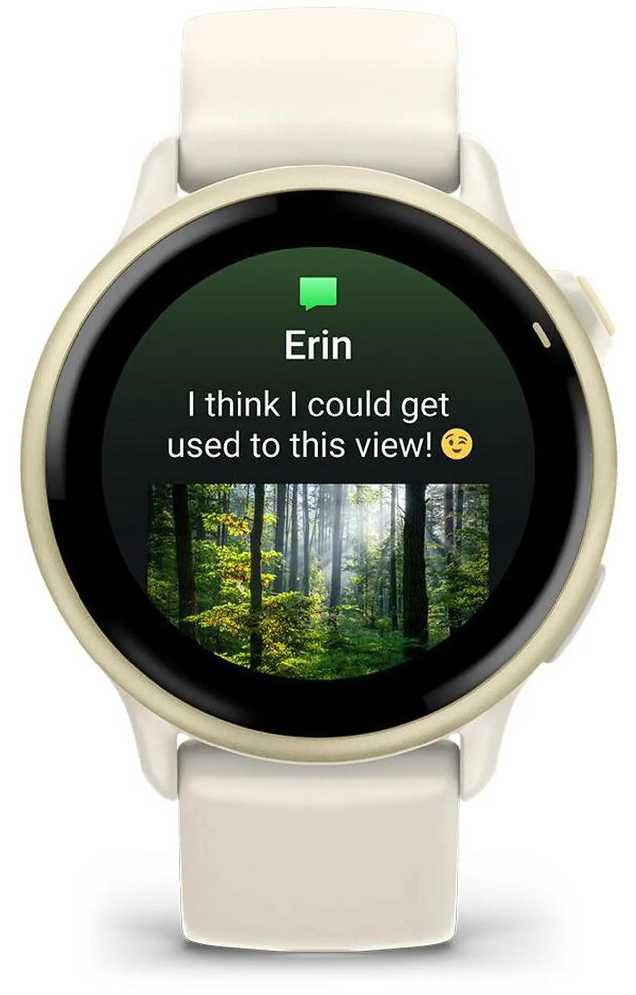 Alt view image 7 of 9 - Garmin vívoactive® 6, Health and Fitness GPS Smartwatch, AMOLED Display, Up to 11 Days of Battery, Lunar Gold with Bone Band