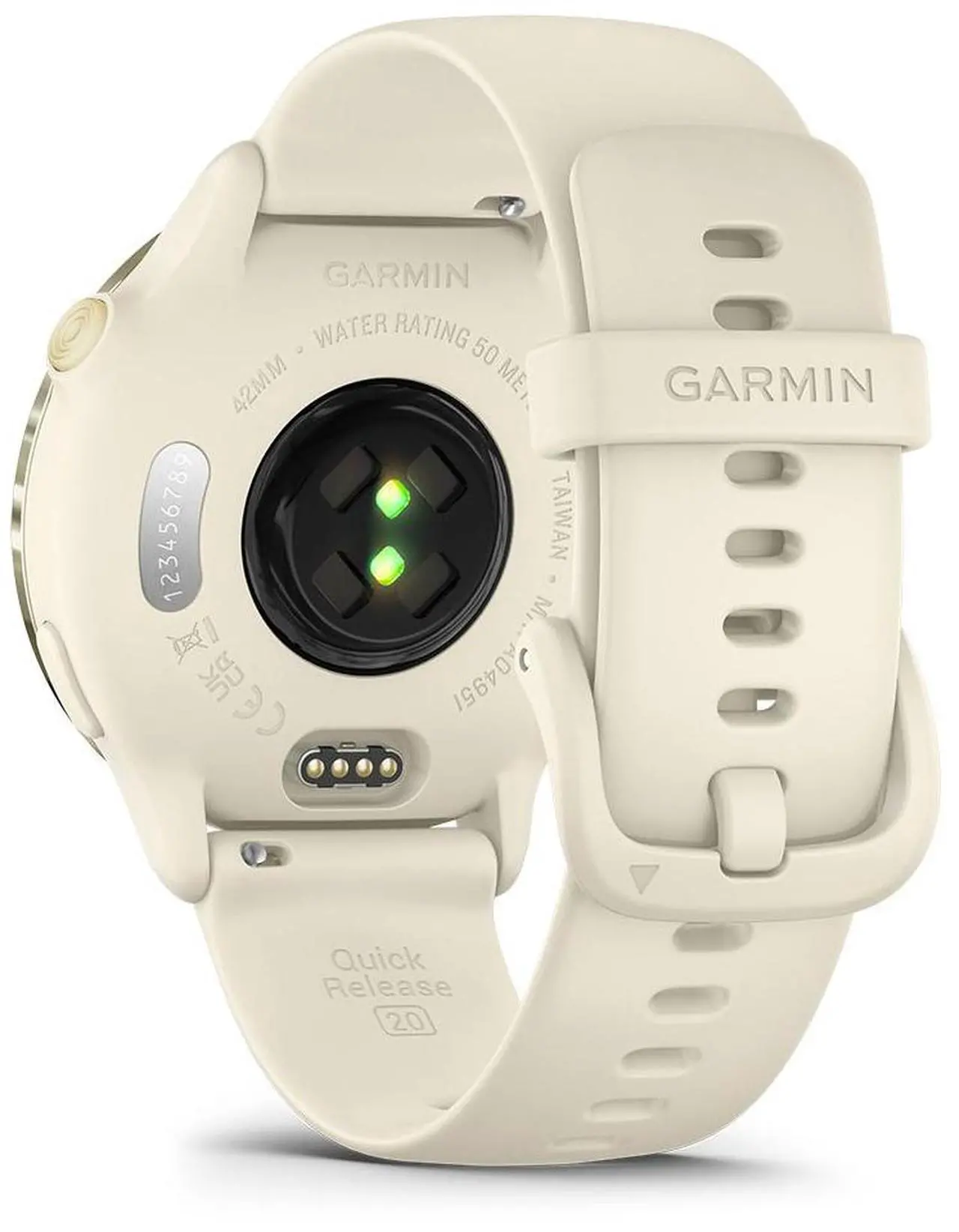 Alt view image 8 of 9 - Garmin vívoactive® 6, Health and Fitness GPS Smartwatch, AMOLED Display, Up to 11 Days of Battery, Lunar Gold with Bone Band
