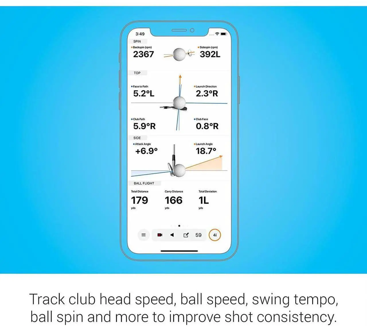 Alt view image 17 of 20 - Garmin Approach R10, Portable Golf Launch Monitor