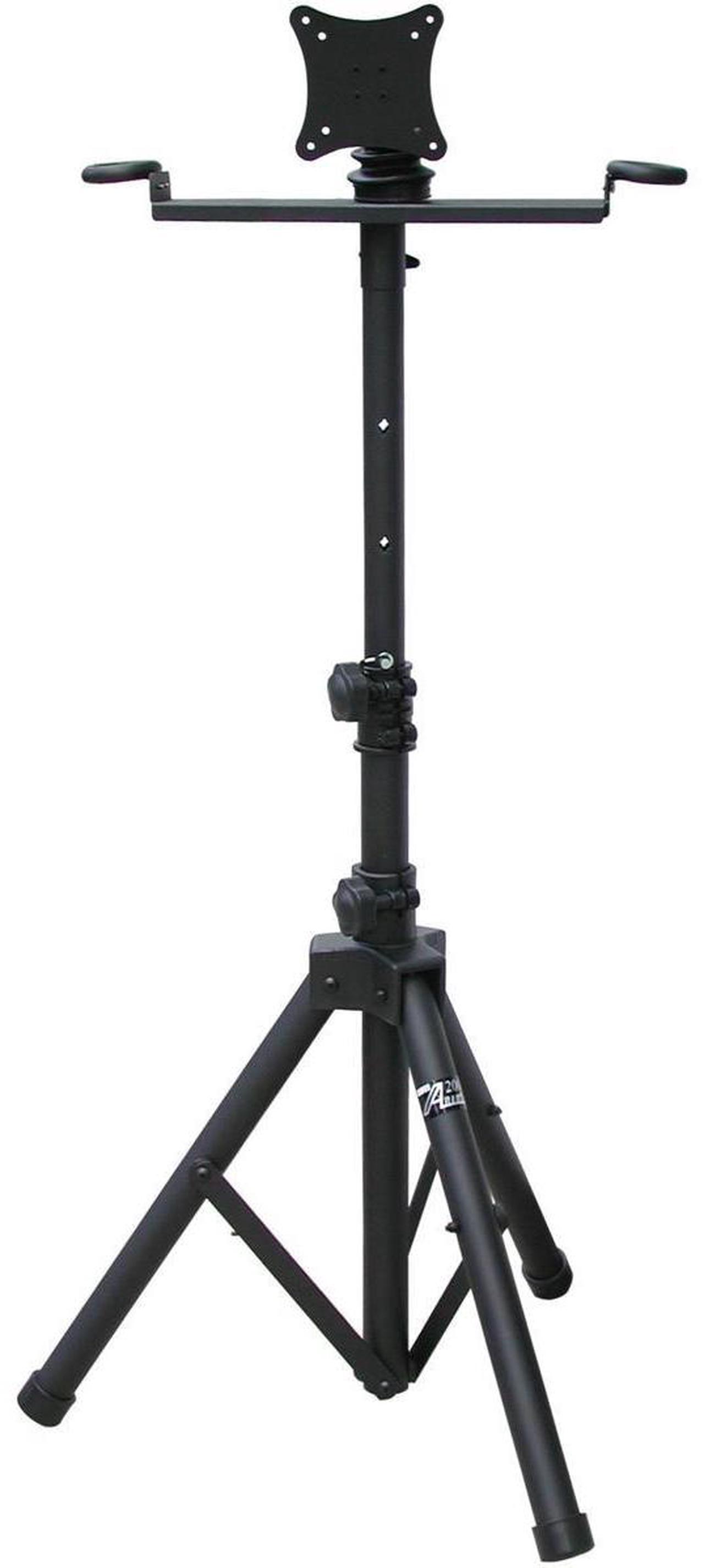 Alt view image 4 of 4 - Audio2000 Flat Panel TV/Monitor Stand with Foldable Tripod Legs - AST420Y