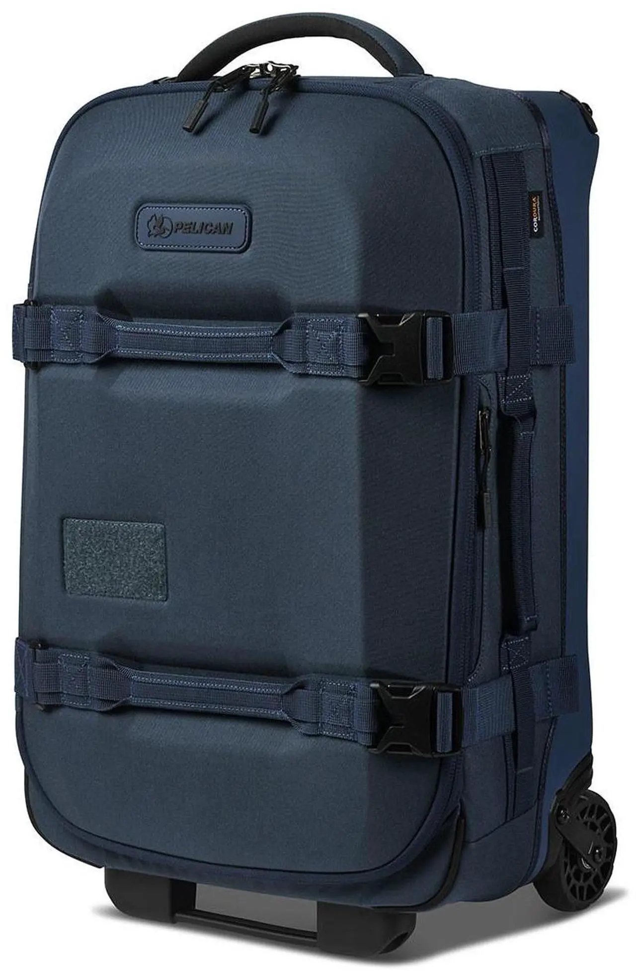 Alt view image 2 of 5 - Pelican Aegis HY22 22" Wheeled Carry-On Roller Hybrid Duffel Bag, Indigo Blue, Bundle with DK5 ModPak Toiletry Bag, Black