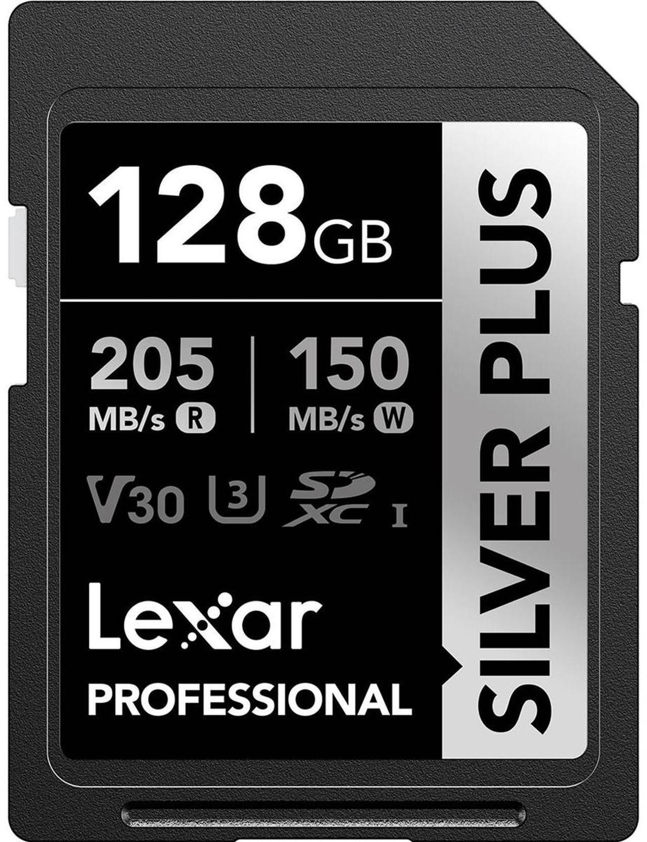 Main image of Lexar Lexar Professional SILVER PLUS SDXC 128GB, NA #LSDSIPL128G-BNNNU