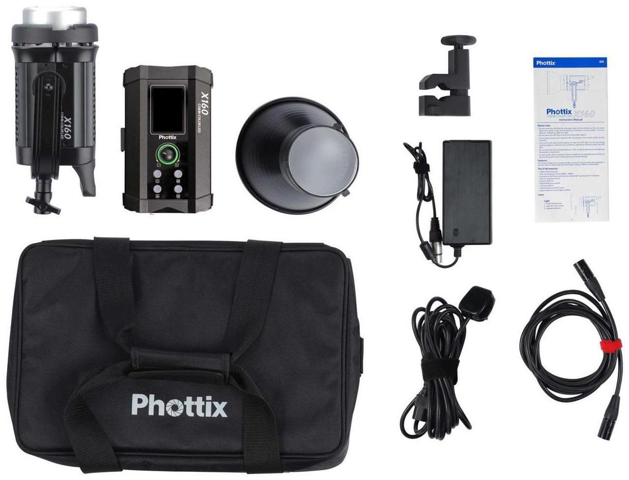 Alt view image 2 of 7 - Phottix X160 COB Bi-Color LED Light #PH81453