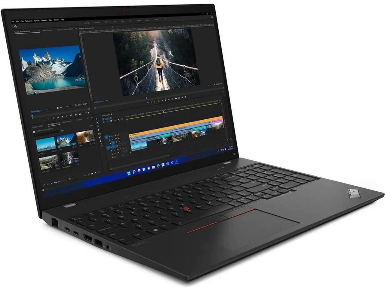 Alt view image 9 of 12 - Lenovo ThinkPad T16 Gen 3 16" Core Ultra 5 125U 3.6GHz 16GB 512GB SSD WIN11P, Black