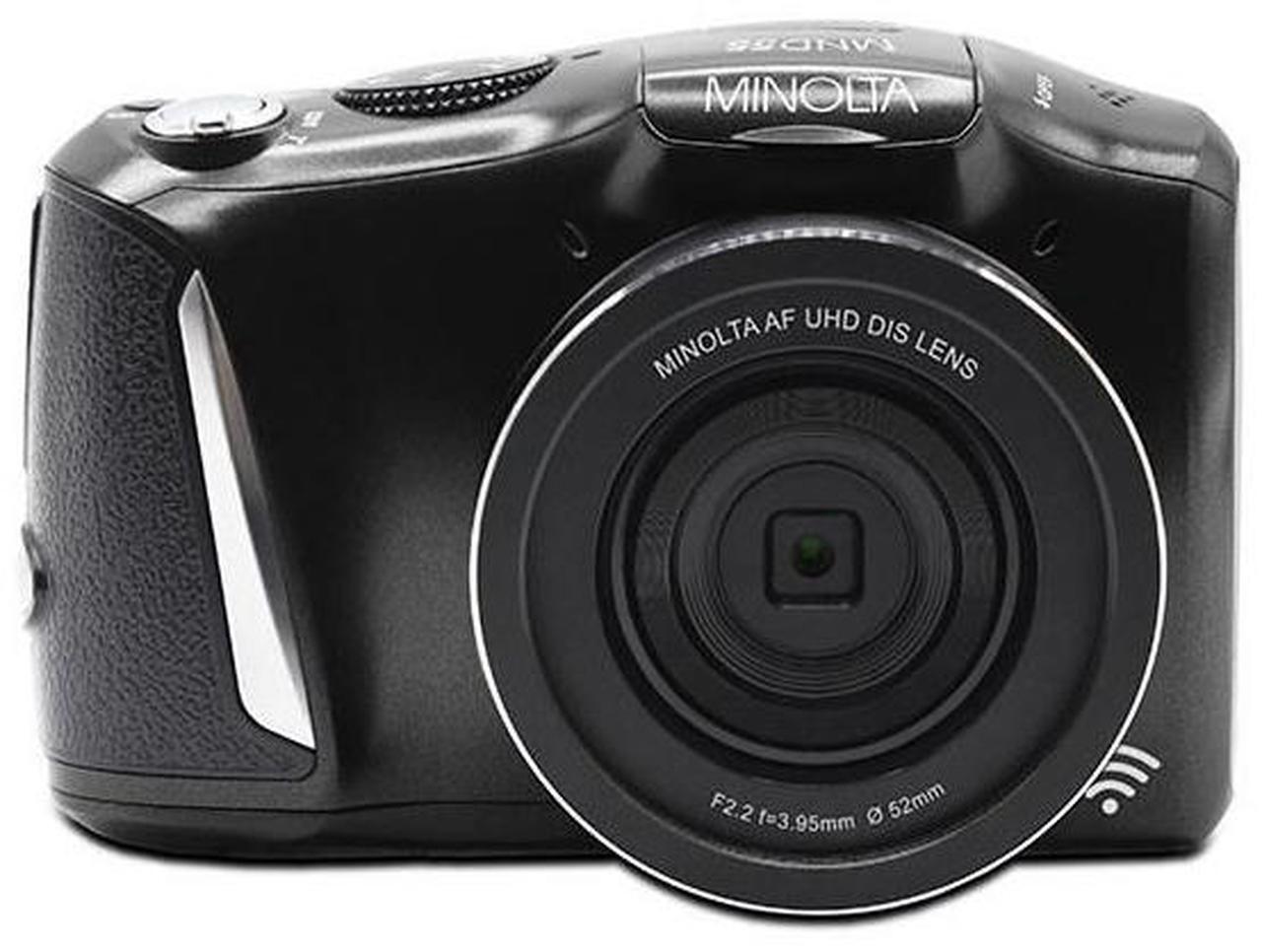 Alt view image 2 of 7 - Minolta Minolta MND55 64 MP AF 4K Ultra HD Digital Camera with WiFi, Black