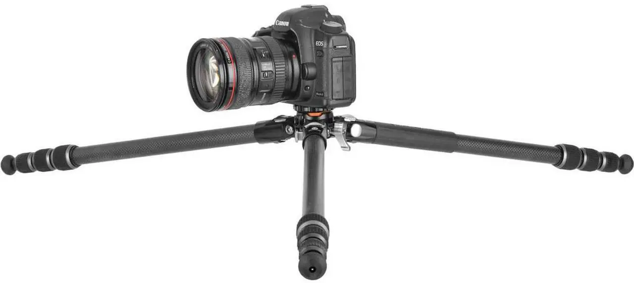 Alt view image 7 of 7 - Vanguard Vanguard Carbon Fiber Tripod with VEO BH-160S Ball Head #VEO5264CB160S
