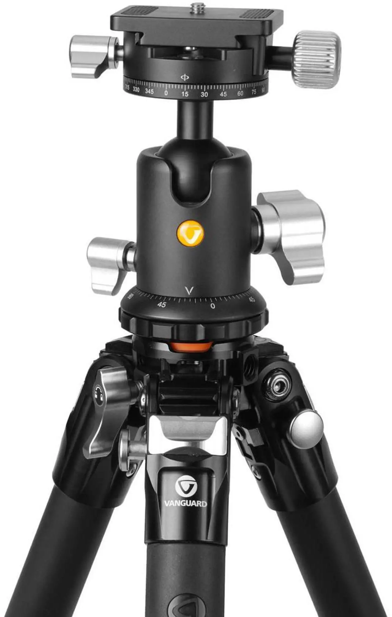 Alt view image 2 of 7 - Vanguard Vanguard Aluminum Tripod with VEO BH-160S Ball Head #VEO 5 264AB160S