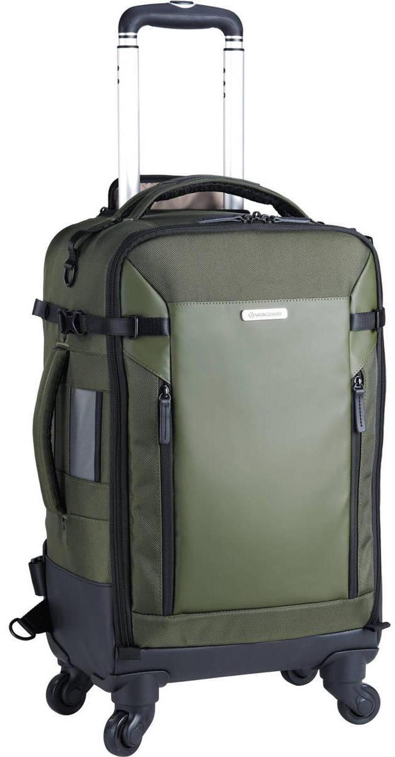 Alt view image 2 of 7 - Vanguard VEO Select 58T Camera Trolley Backpack, Green #VEO SELECT58T GR