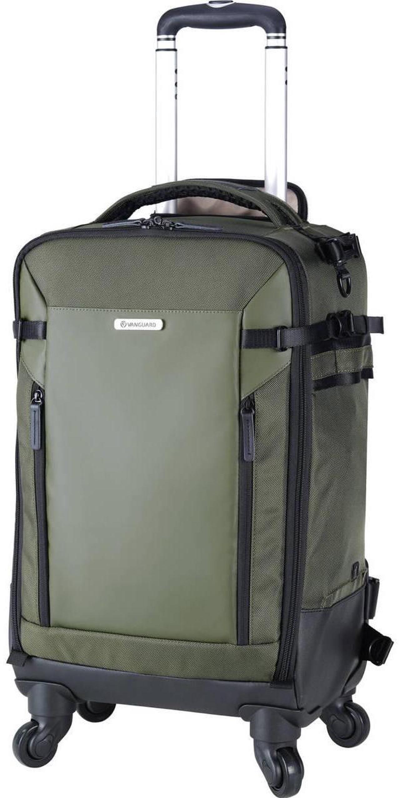 Alt view image 3 of 7 - Vanguard VEO Select 58T Camera Trolley Backpack, Green #VEO SELECT58T GR