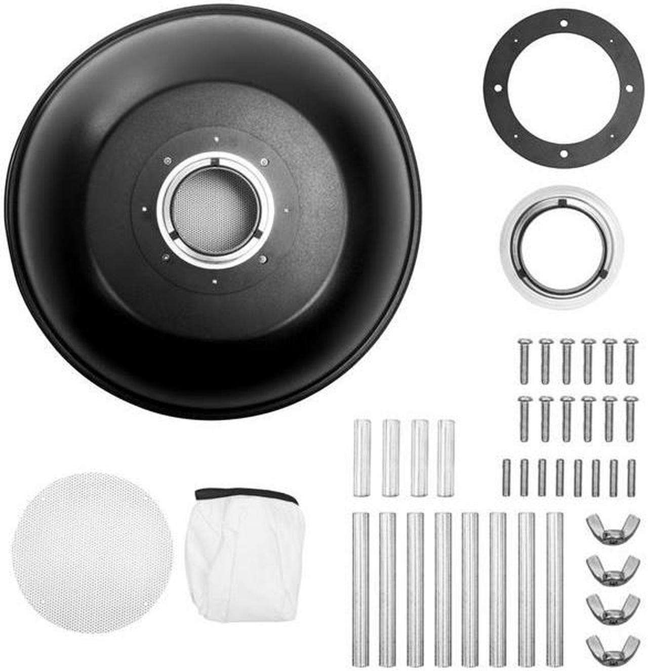 Alt view image 5 of 13 - Glow White Softlight Beauty Dish Reflector With Bowens Mount Adapter (20.5")