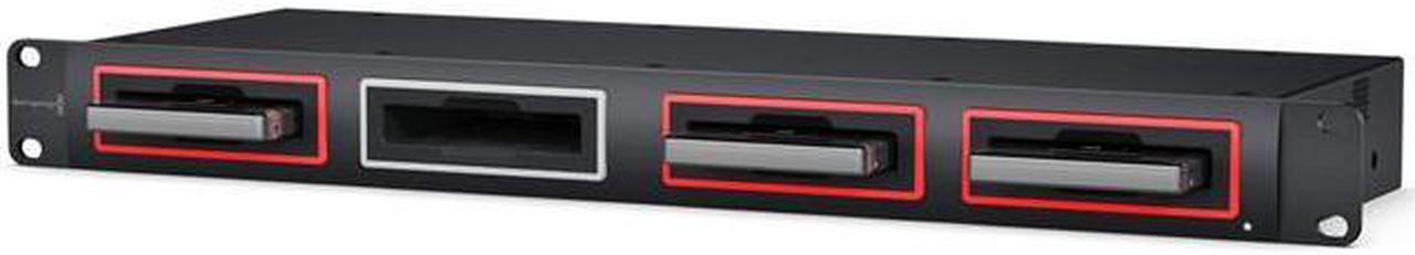 Alt view image 3 of 5 - Blackmagic Design MultiDock 10G Super Fast Rack Mount 4-Slot USB-C Disk Dock