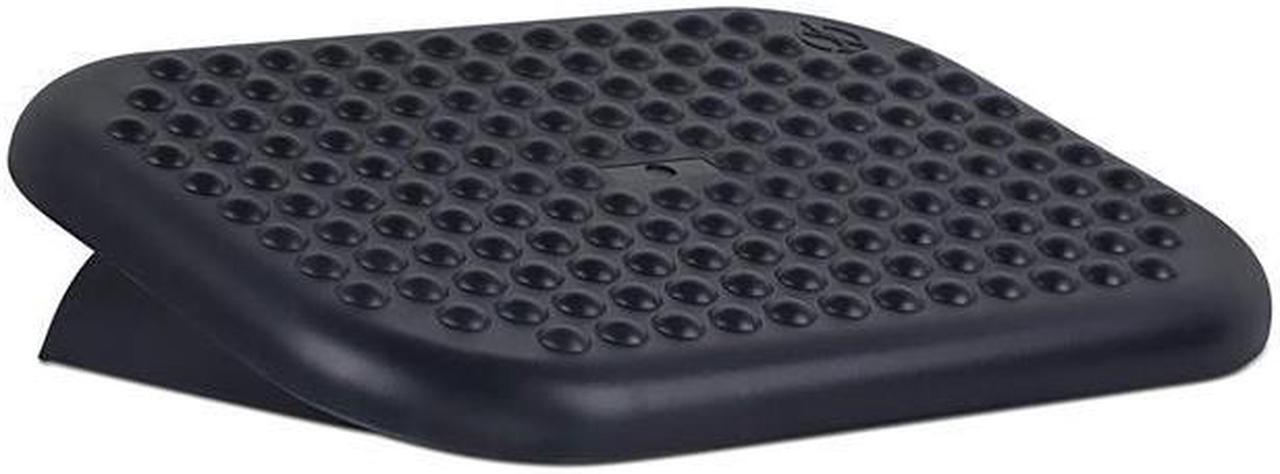 Alt view image 6 of 14 - Mount-It! Ergonomic Foot Rest Under Desk | Adjustable Tilt Footrest with Textured Massage Surface |  Black