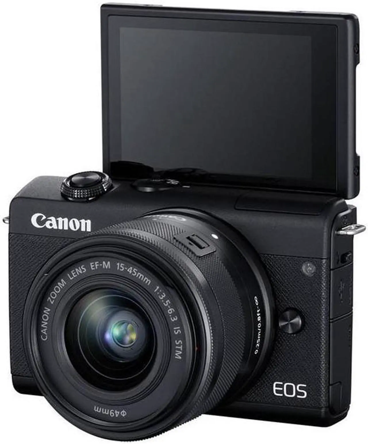 Alt view image 13 of 20 - Canon EOS M200 Mirrorless Camera with 15-45mm Lens -Black