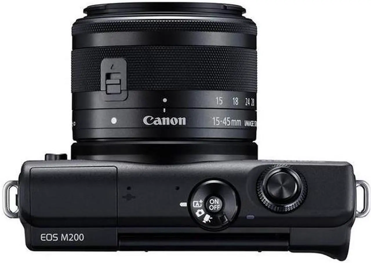 Alt view image 12 of 20 - Canon EOS M200 Mirrorless Camera with 15-45mm Lens -Black