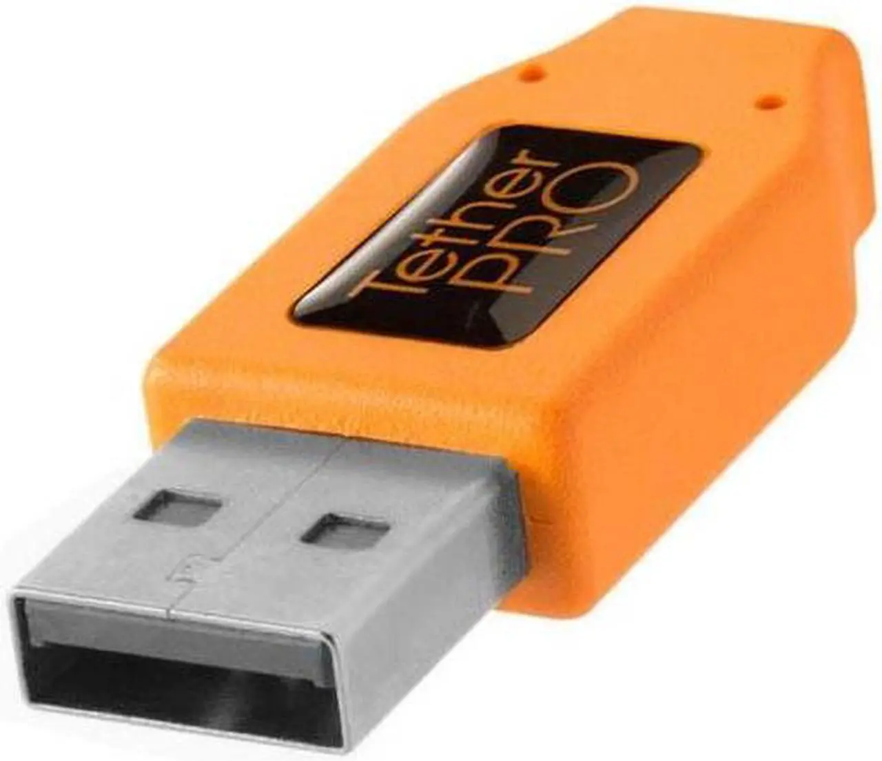 Alt view image 4 of 6 - Tether Tools TetherPro Right Angle Adapter USB 3.0 to USB-C, Orange #CUCRT02-ORG
