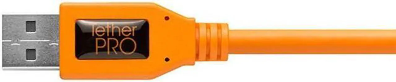 Alt view image 5 of 6 - Tether Tools TetherPro Right Angle Adapter USB 3.0 to USB-C, Orange #CUCRT02-ORG