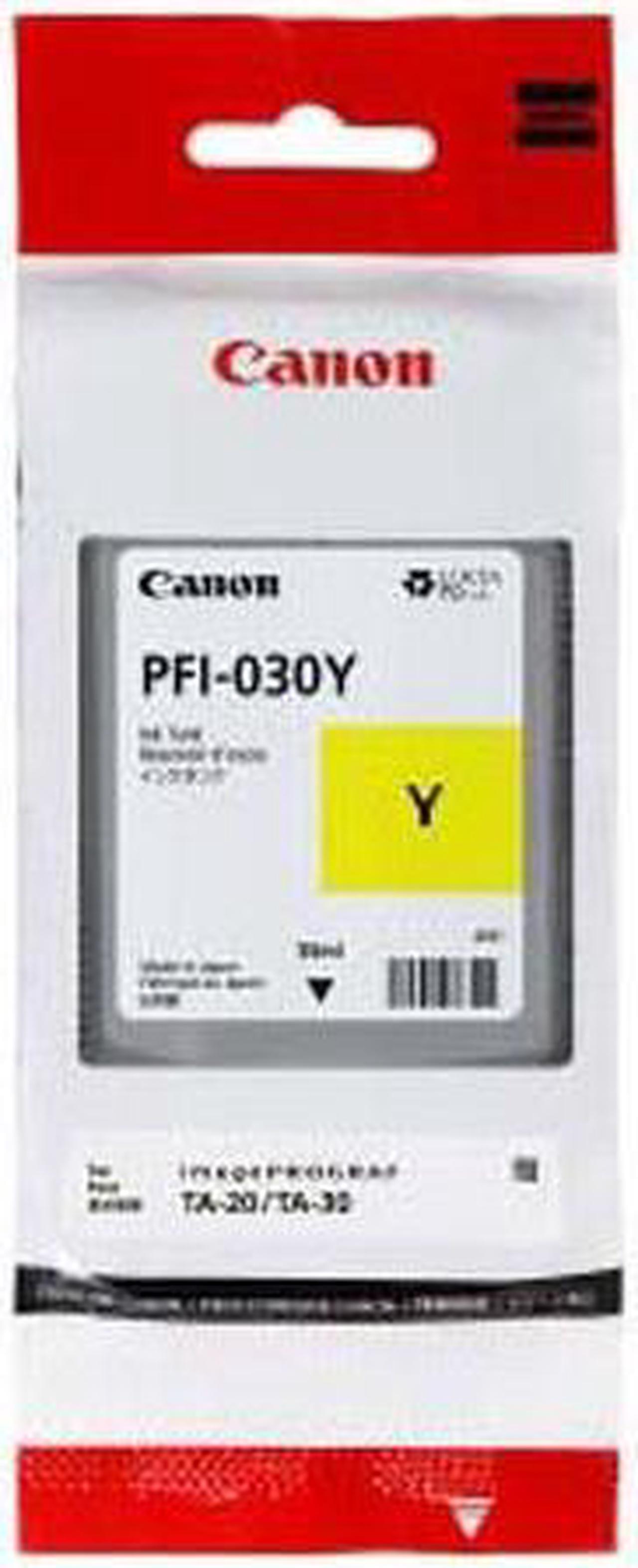 Canon PFI-030 Pigment Yellow Ink Tank, 55ml #3492C001AA