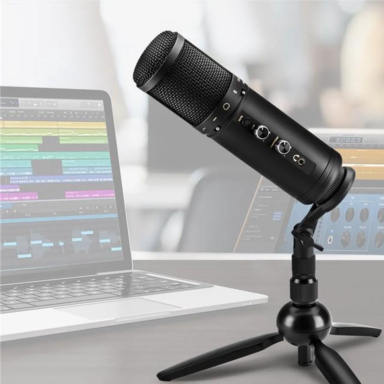 Main image of H&A Professional USB Microphone For Podcasting and Studio Recording #HA-UPM