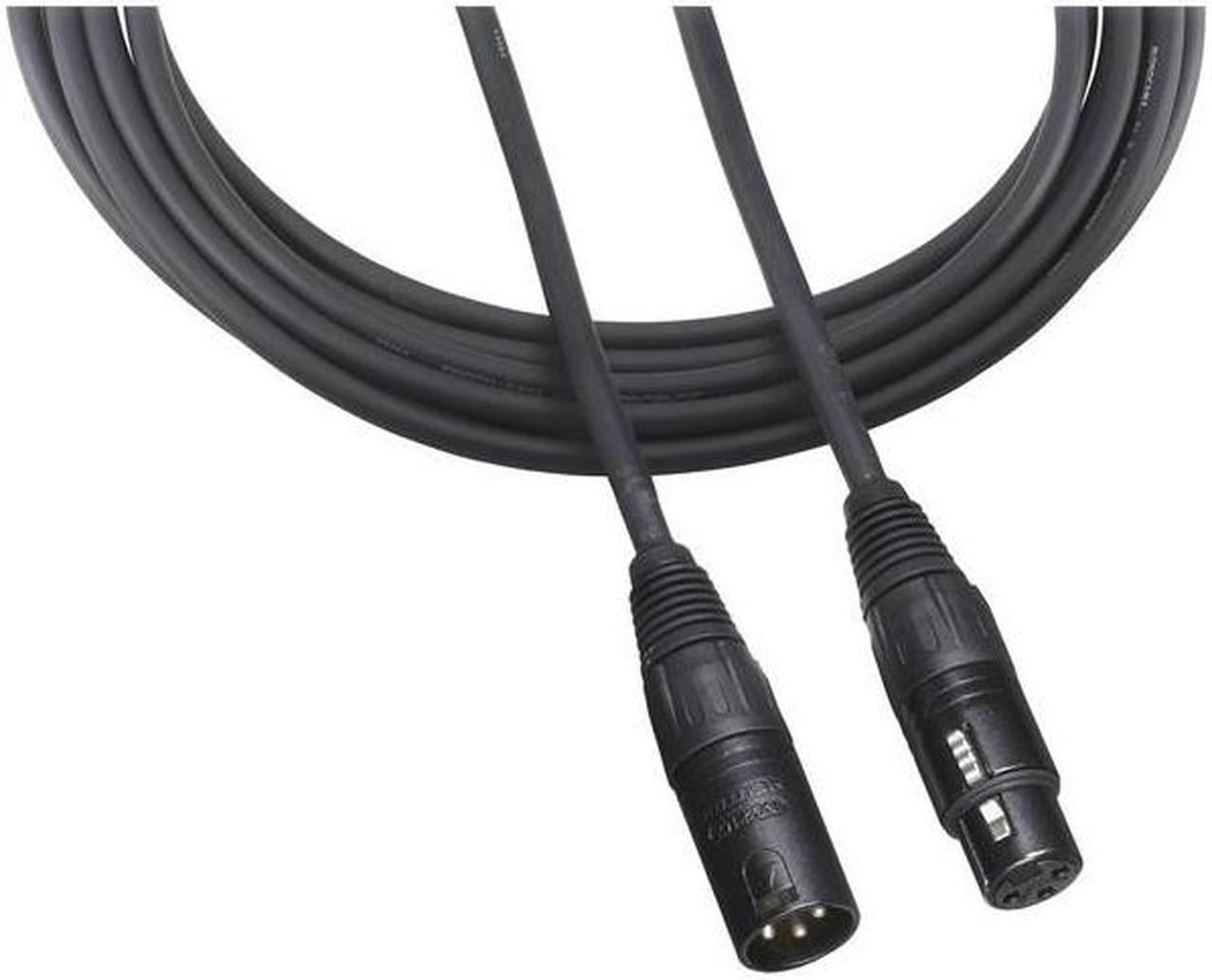 Alt view image 4 of 5 - Audio-Technica 3-pin XLR Male to 3-pin XLR Female Balanced Cable 15 ft