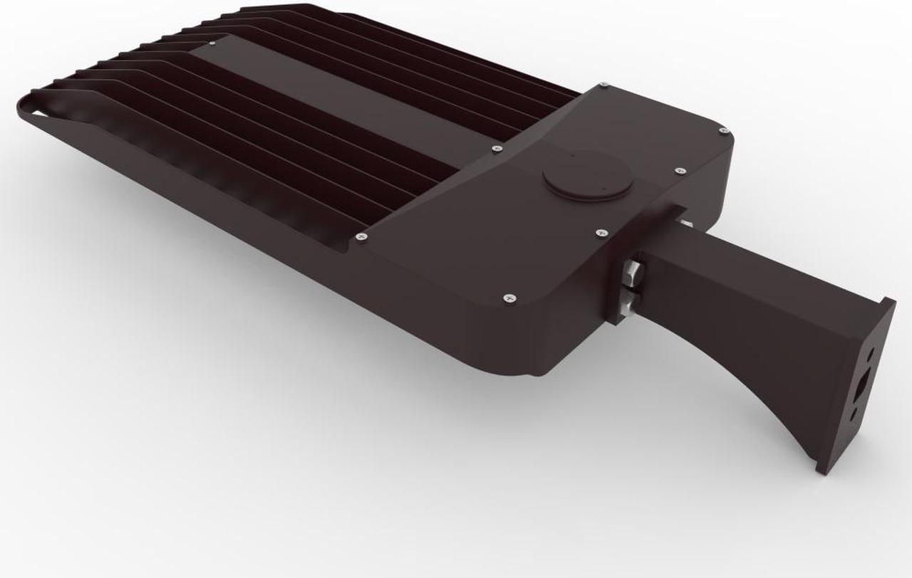 Alt view image 2 of 5 - J&H LED 2100-Watt Equivalent Integrated LED Bronze Commercial Outdoor Area/Security Flood Light, 28800 Lumens, 5000K