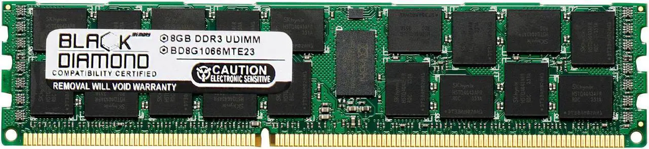 Main image of 8GB RAM Memory for Compaq HP Z Series Workstations Z420 Workstation Black Diamond Memory Module DDR3 ECC Registered RDIMM 240pin PC3-8500 1066MHz Upgrade