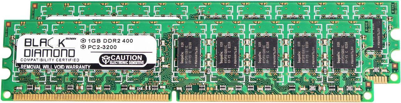 1GB RAM Memory for Compaq Presario SR1330TW 240pin PC2-3200 DDR2 ECC UDIMM 400MHz Black Diamond Memory Module Upgrade