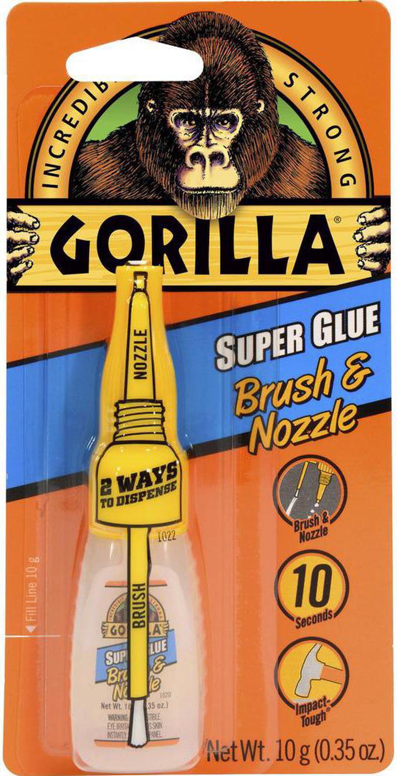 Alt view image 9 of 20 - GORILLA GLUE 7500101 Construction Adhesive, Super Glue Brush & Nozzle Series,