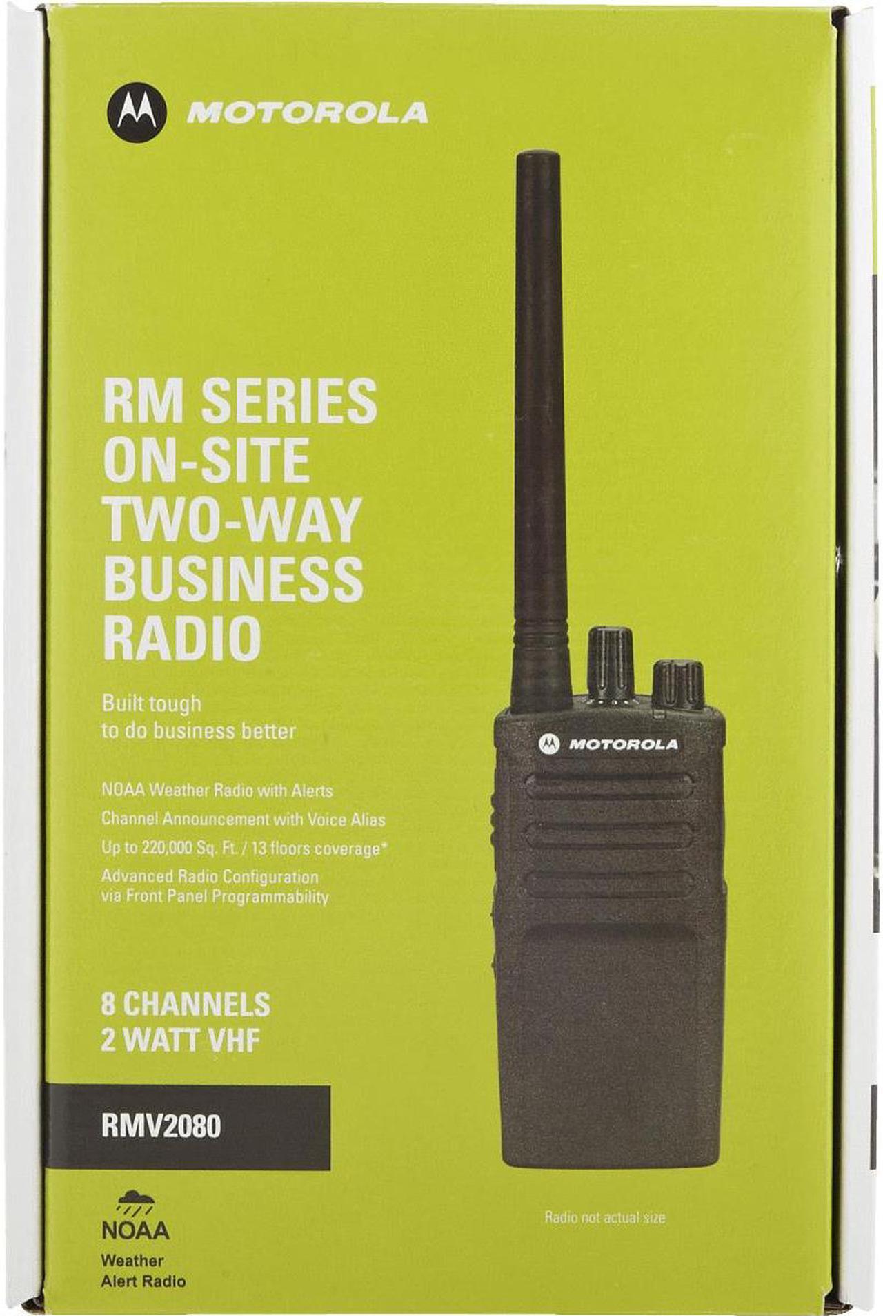 Alt view image 13 of 20 - Motorola RMV2080 Two Way Radio - Walkie Talkie