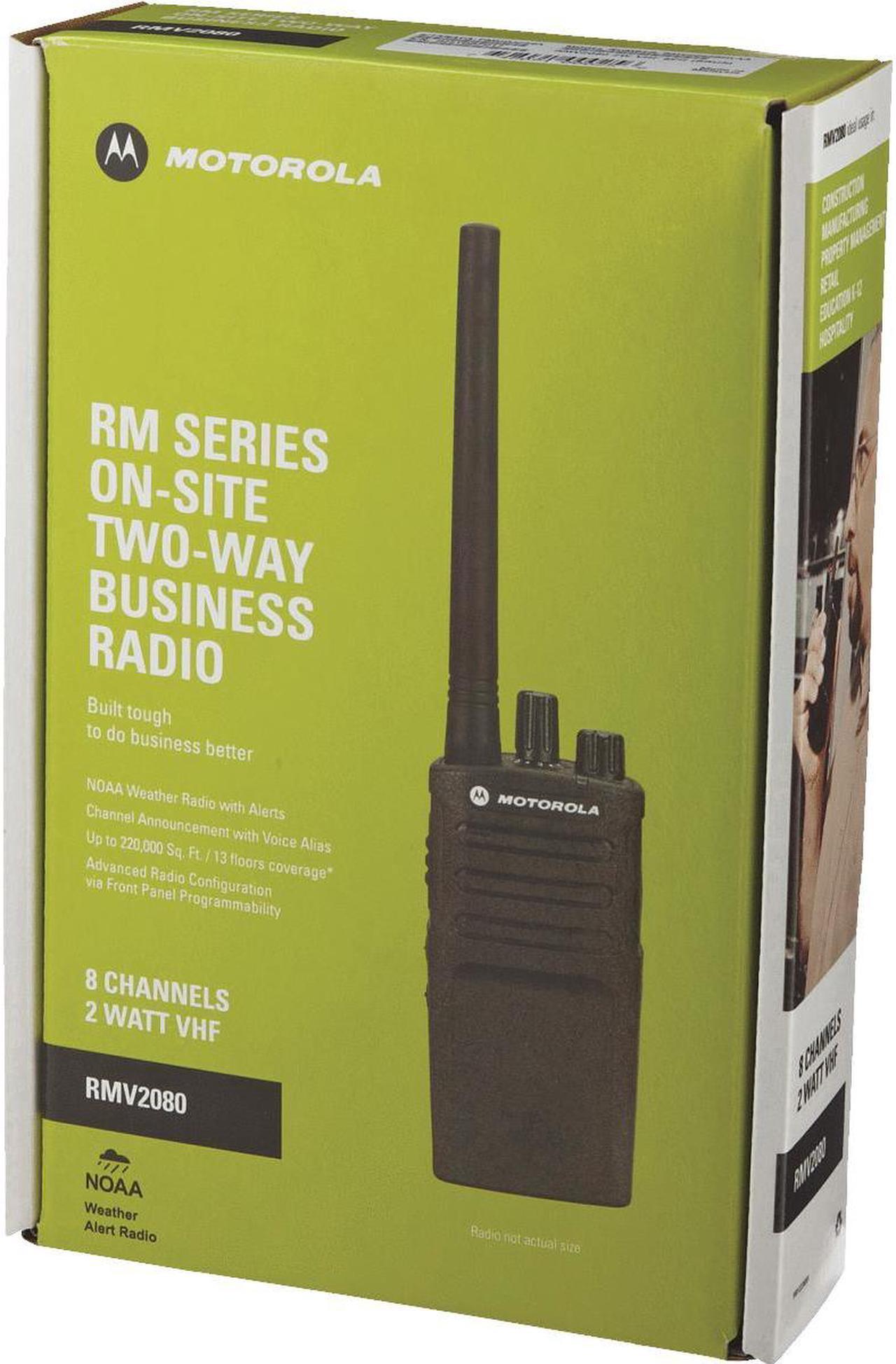 Alt view image 14 of 20 - Motorola RMV2080 Two Way Radio - Walkie Talkie