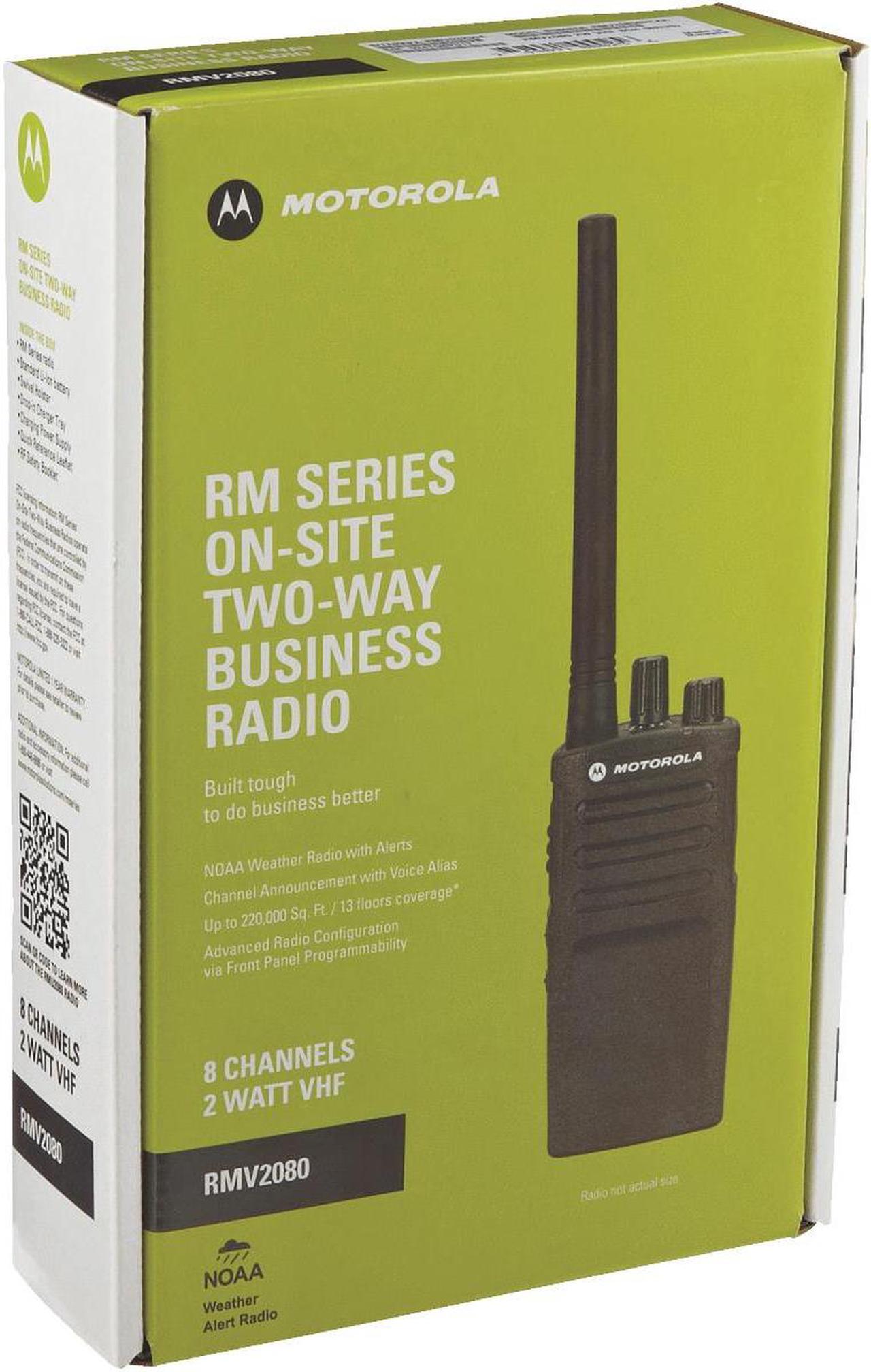 Alt view image 15 of 20 - Motorola RMV2080 Two Way Radio - Walkie Talkie