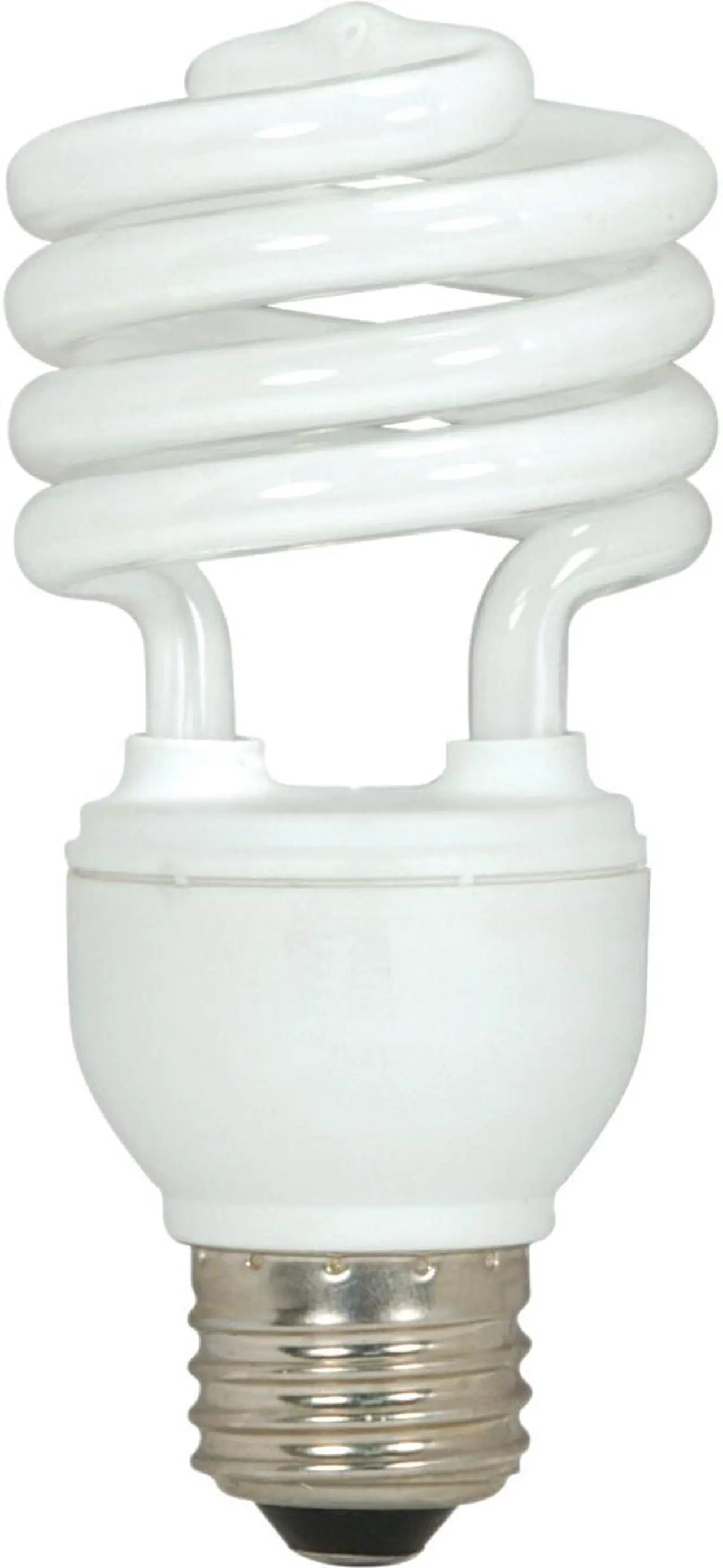 Main image of Satco T2 18-watt Fluorescent Spiral Bulb 3-pack SDNS6271