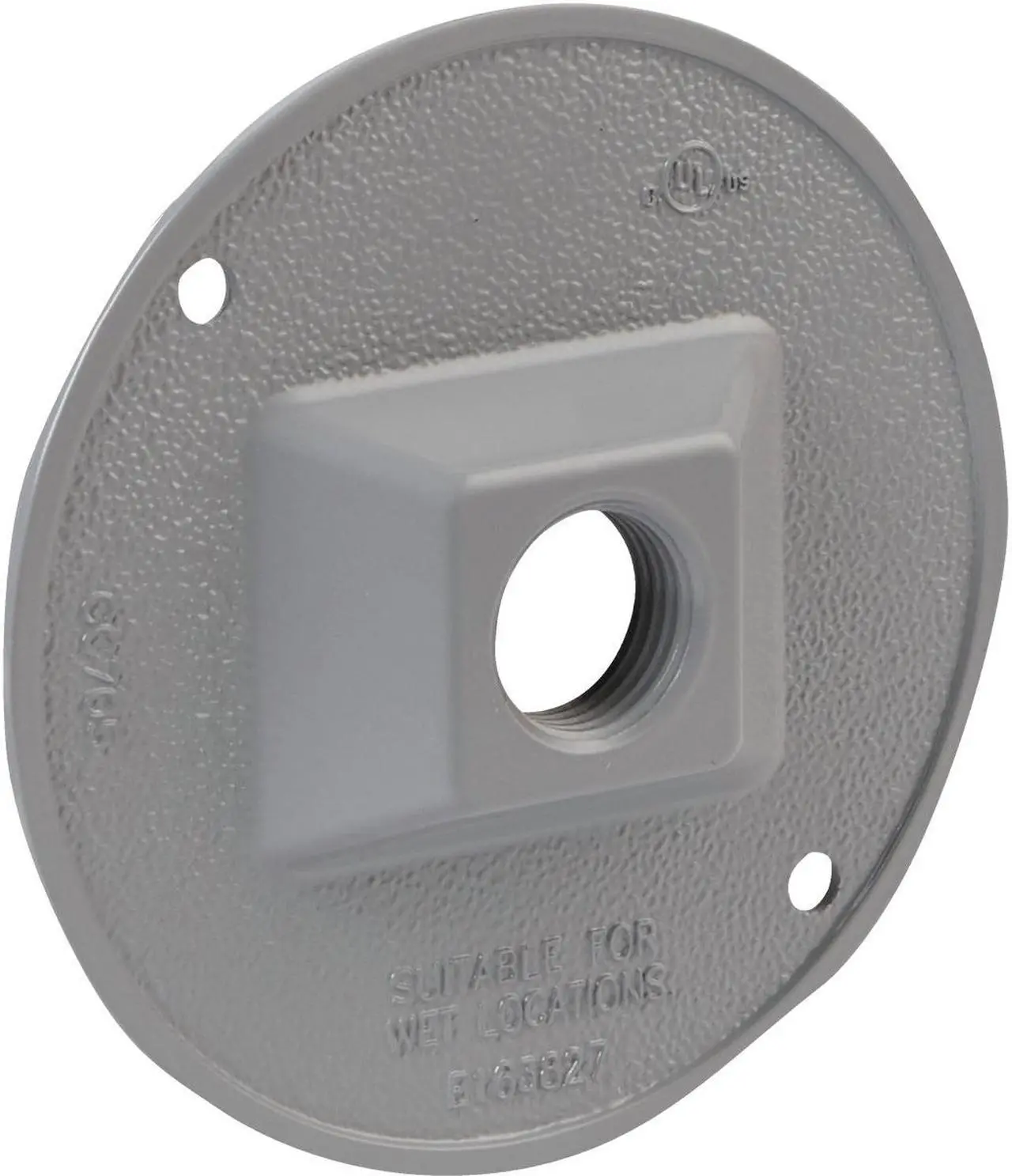 Alt view image 4 of 5 - Bell Weatherproof 5193-5 Weatherproof Gray Round Lampholder Cover