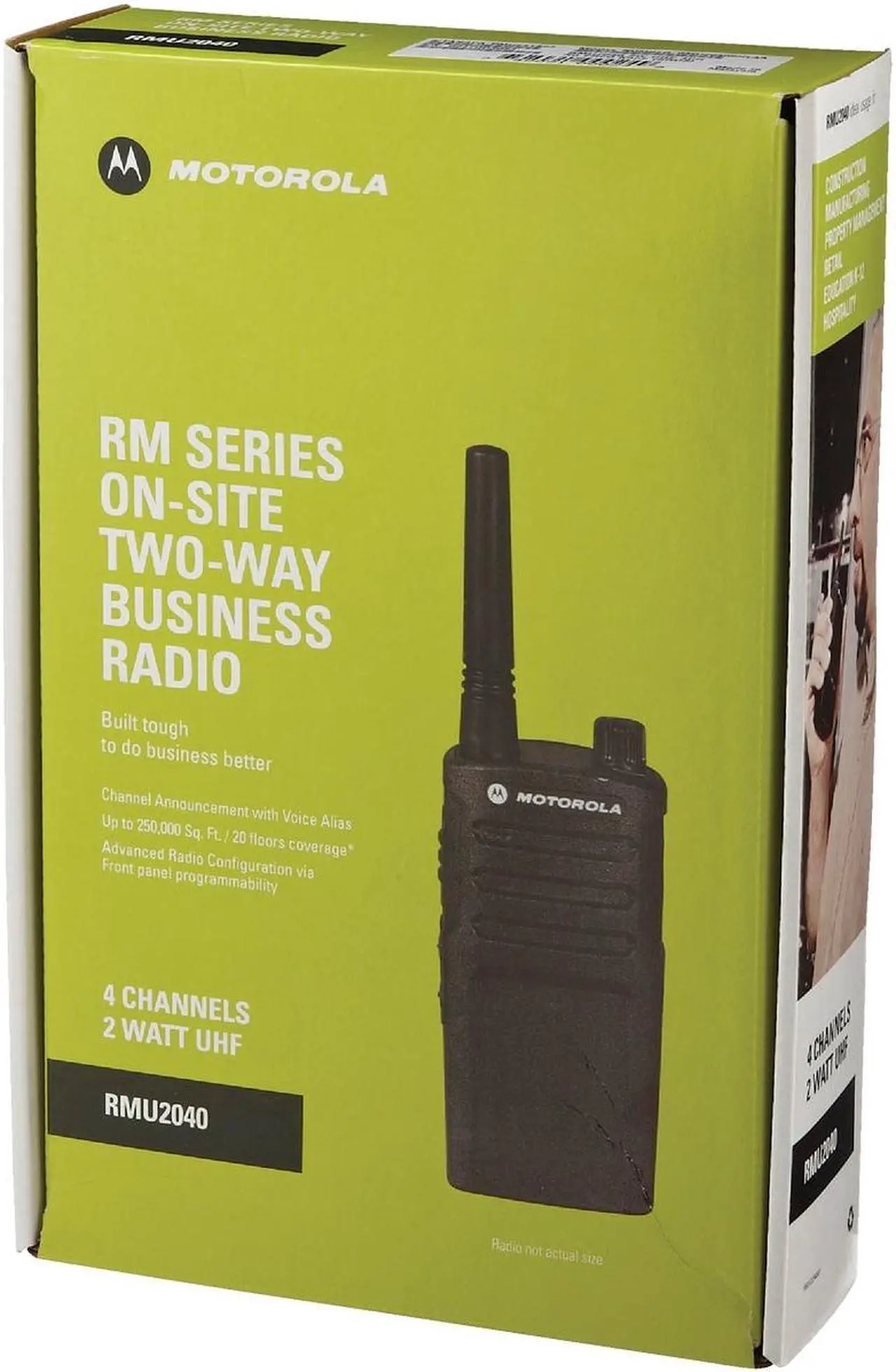 Alt view image 8 of 20 - Motorola RMU2040 Professional Two Way Radio w/ LED Indicator