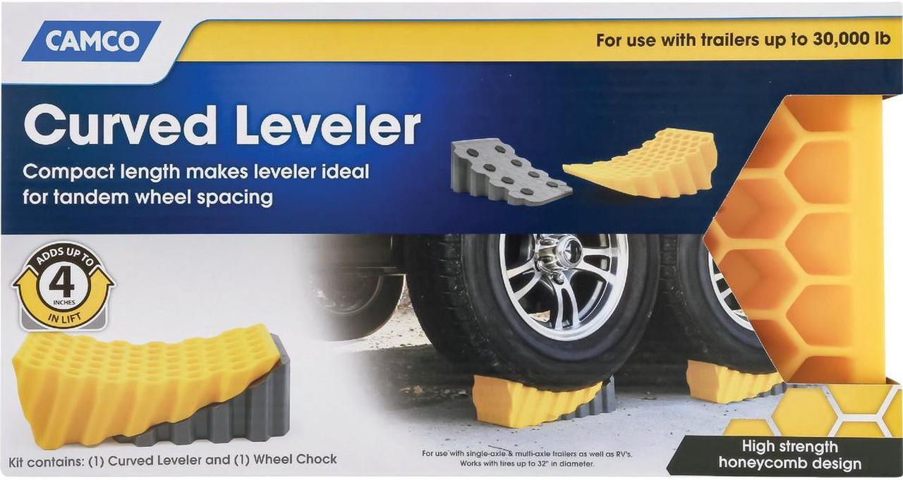 Main image of Camco Curved Trailer & RV Leveler 44423