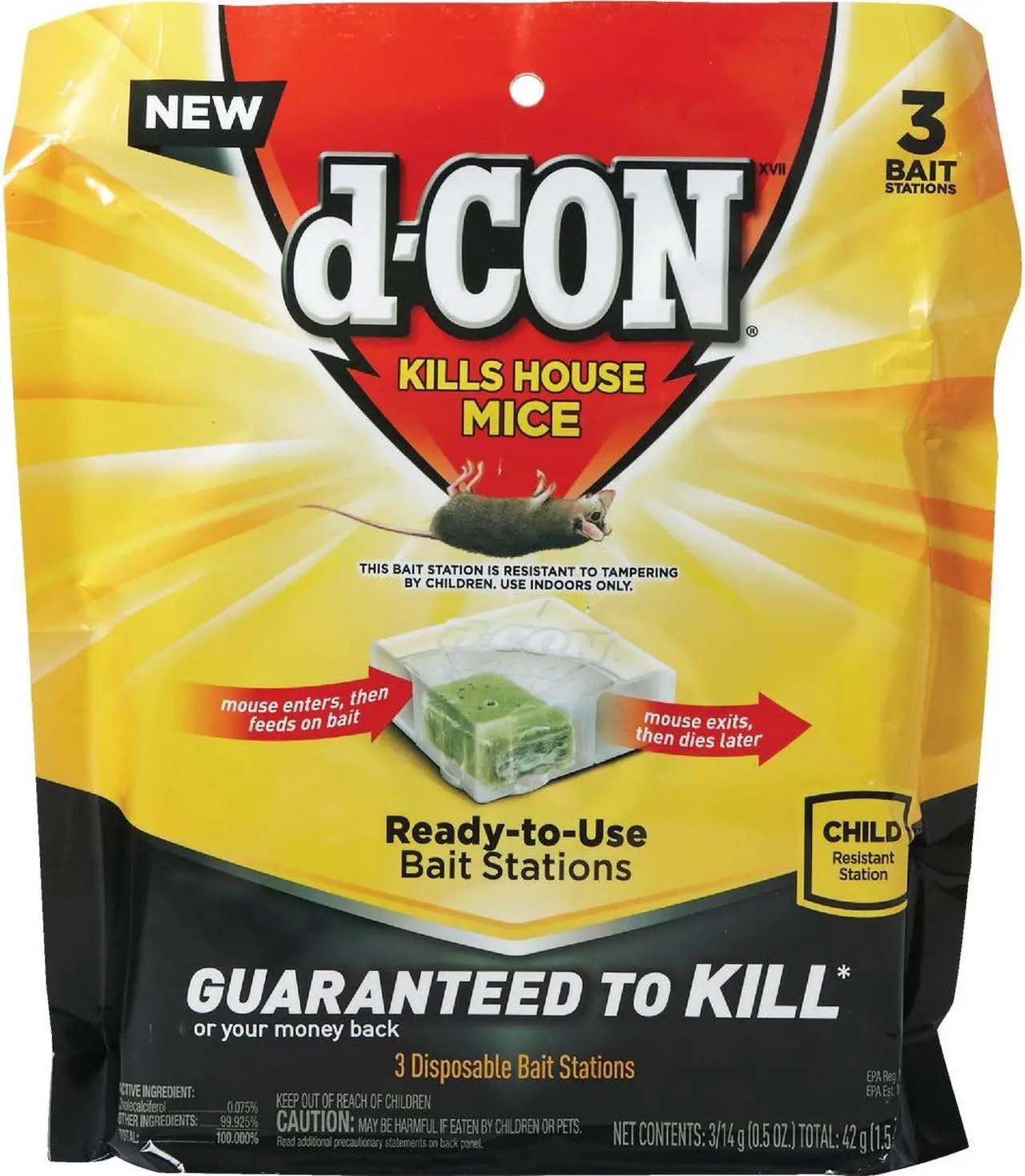 Alt view image 2 of 7 - D-Con Disposable Corner Fit Mouse Bait Station (3-Pack) 1920099427