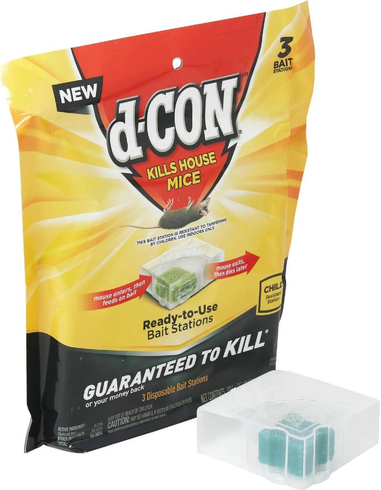 Main image of D-Con Disposable Corner Fit Mouse Bait Station (3-Pack) 1920099427