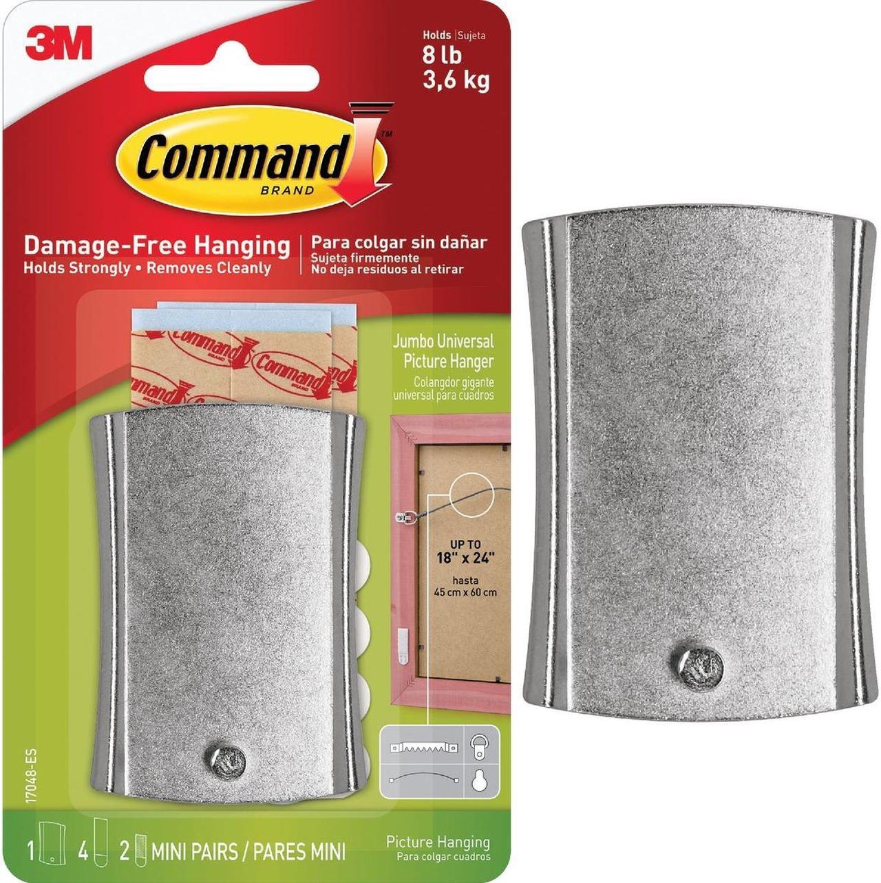 Main image of 3M 17048 Sticky Nail Wire - Back Hanger - Pack of 4