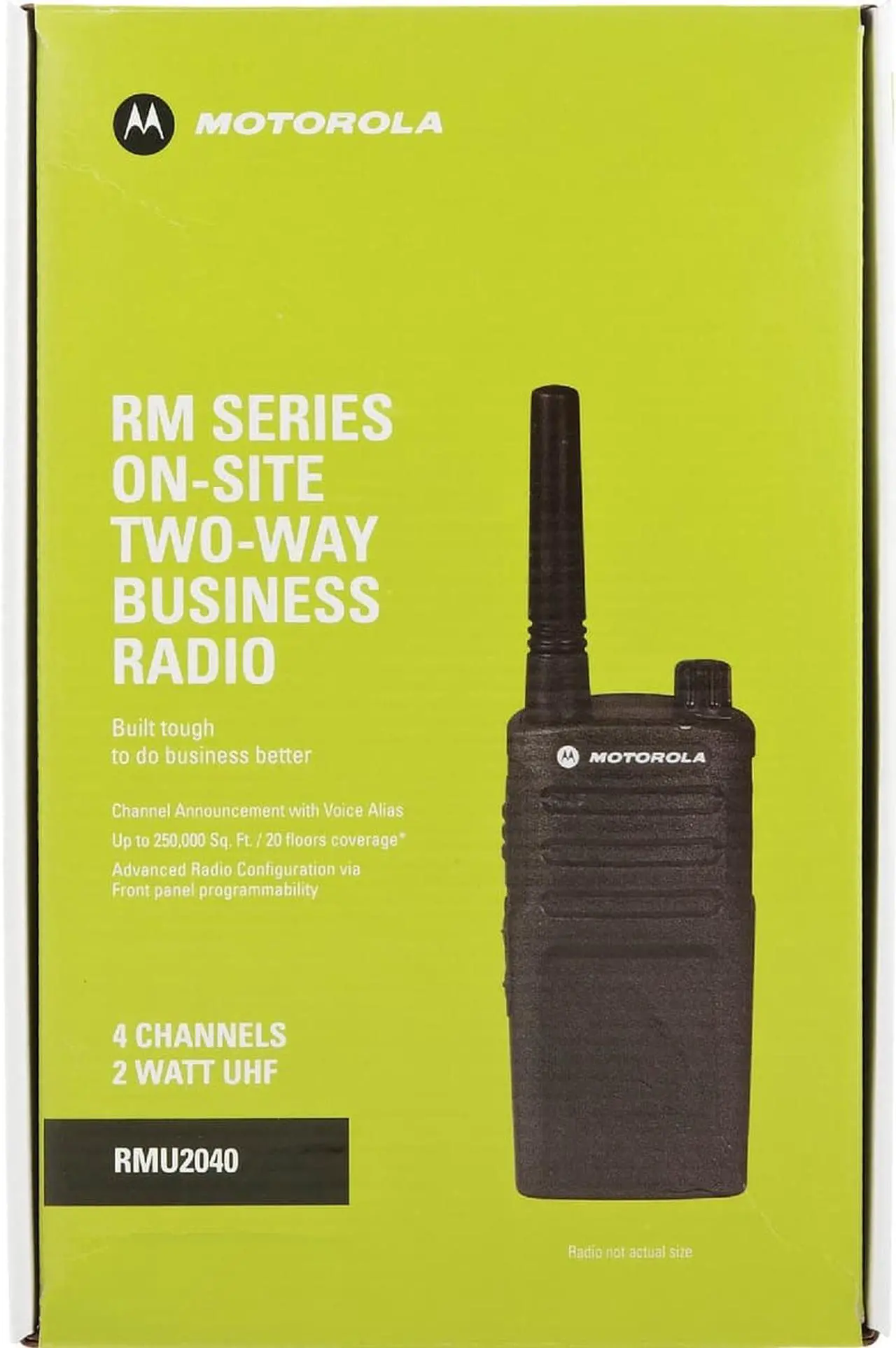 Alt view image 6 of 20 - Motorola RMU2040 Professional Two Way Radio w/ LED Indicator
