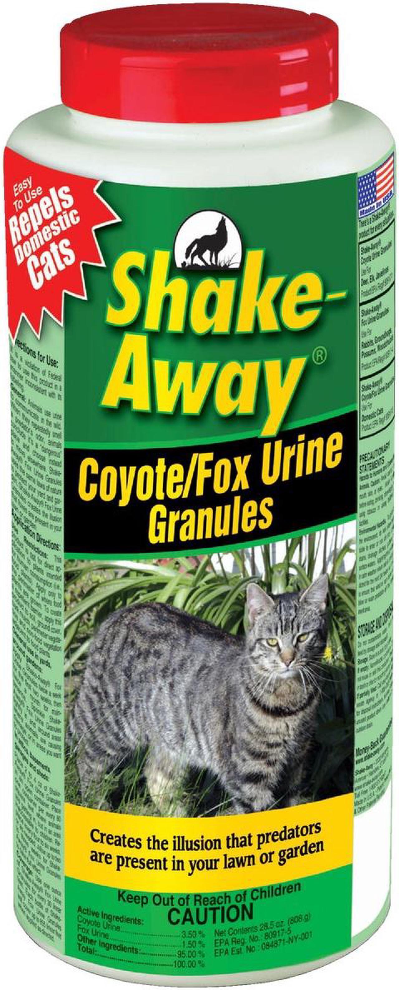 28.5Oz Cat Repellent Granules SHAKE-AWAY Animal Repellents 2854448 714183285443