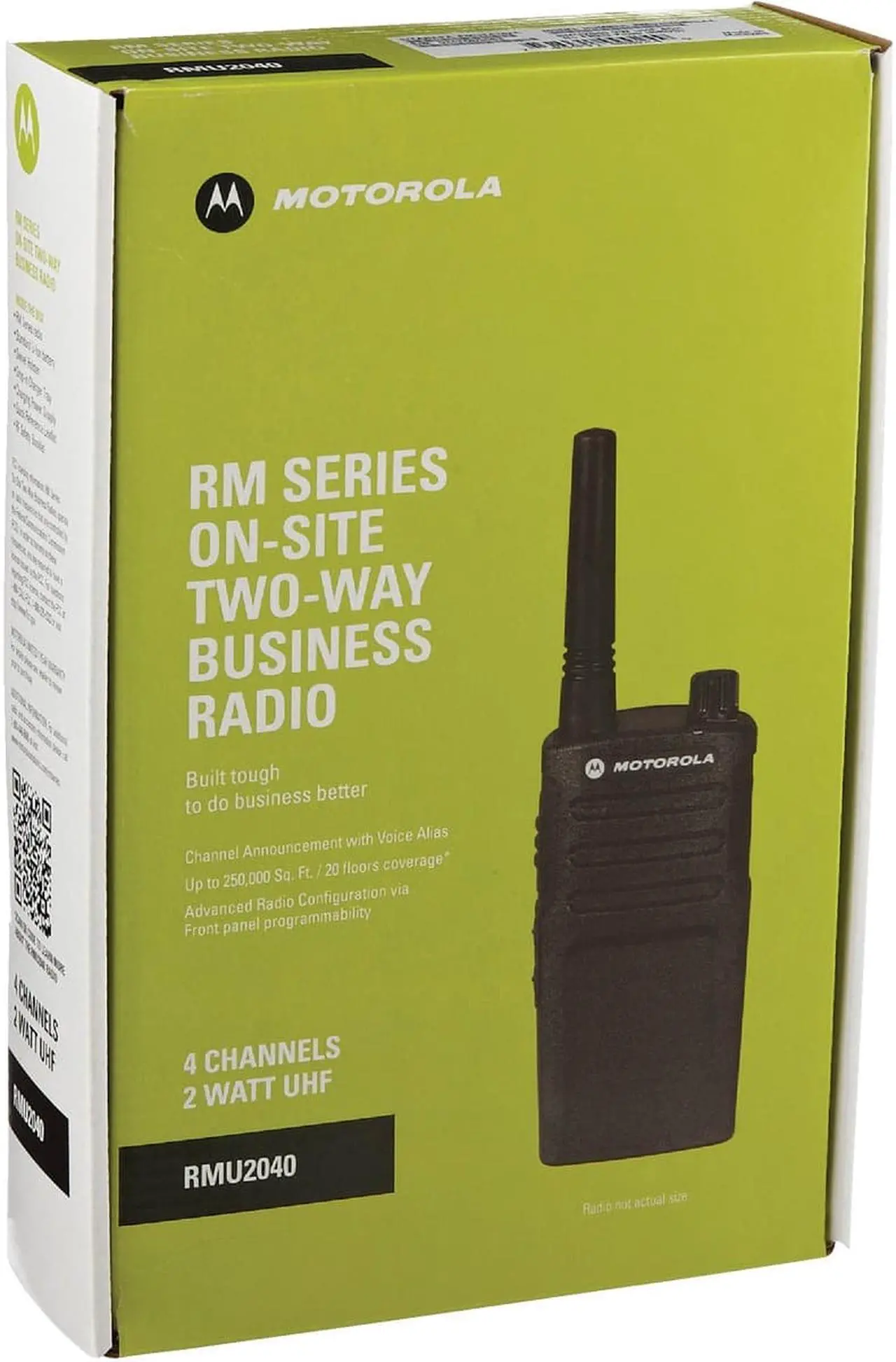 Alt view image 7 of 20 - Motorola RMU2040 Professional Two Way Radio w/ LED Indicator