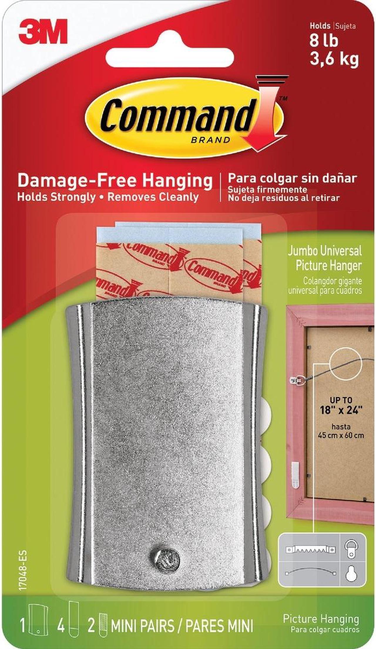 Alt view image 2 of 4 - 3M 17048 Sticky Nail Wire - Back Hanger - Pack of 4