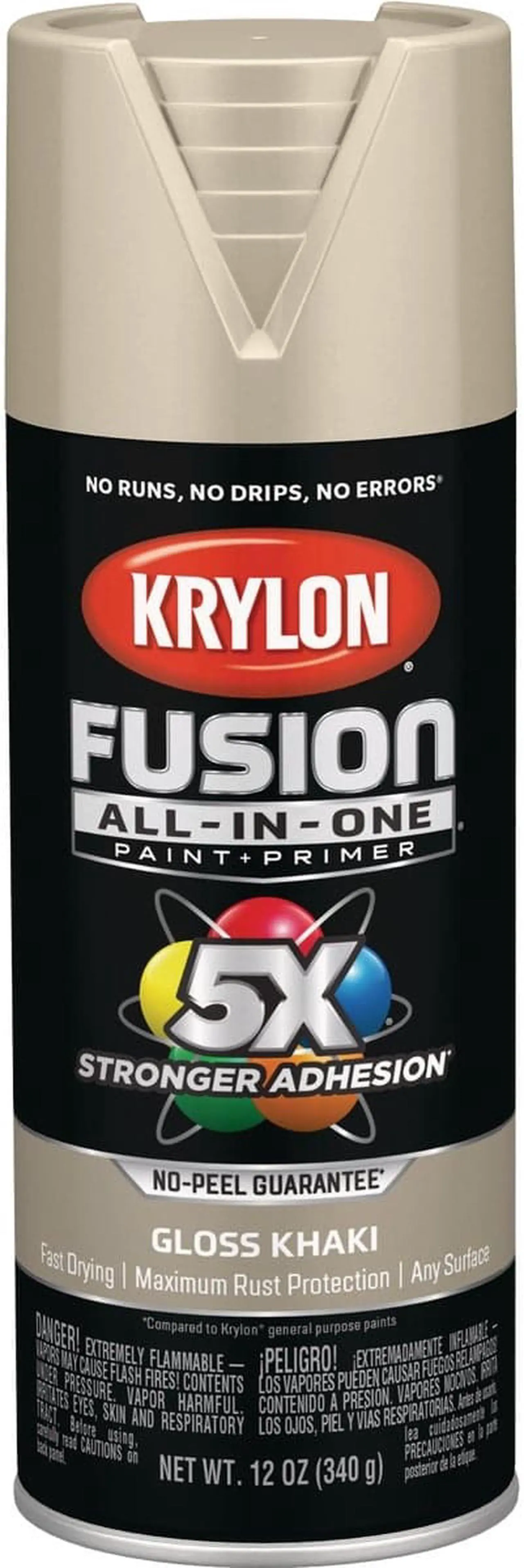 Alt view image 2 of 3 - Krylon Fusion All-In-One Gloss Spray Paint & Primer, Khaki K02713007