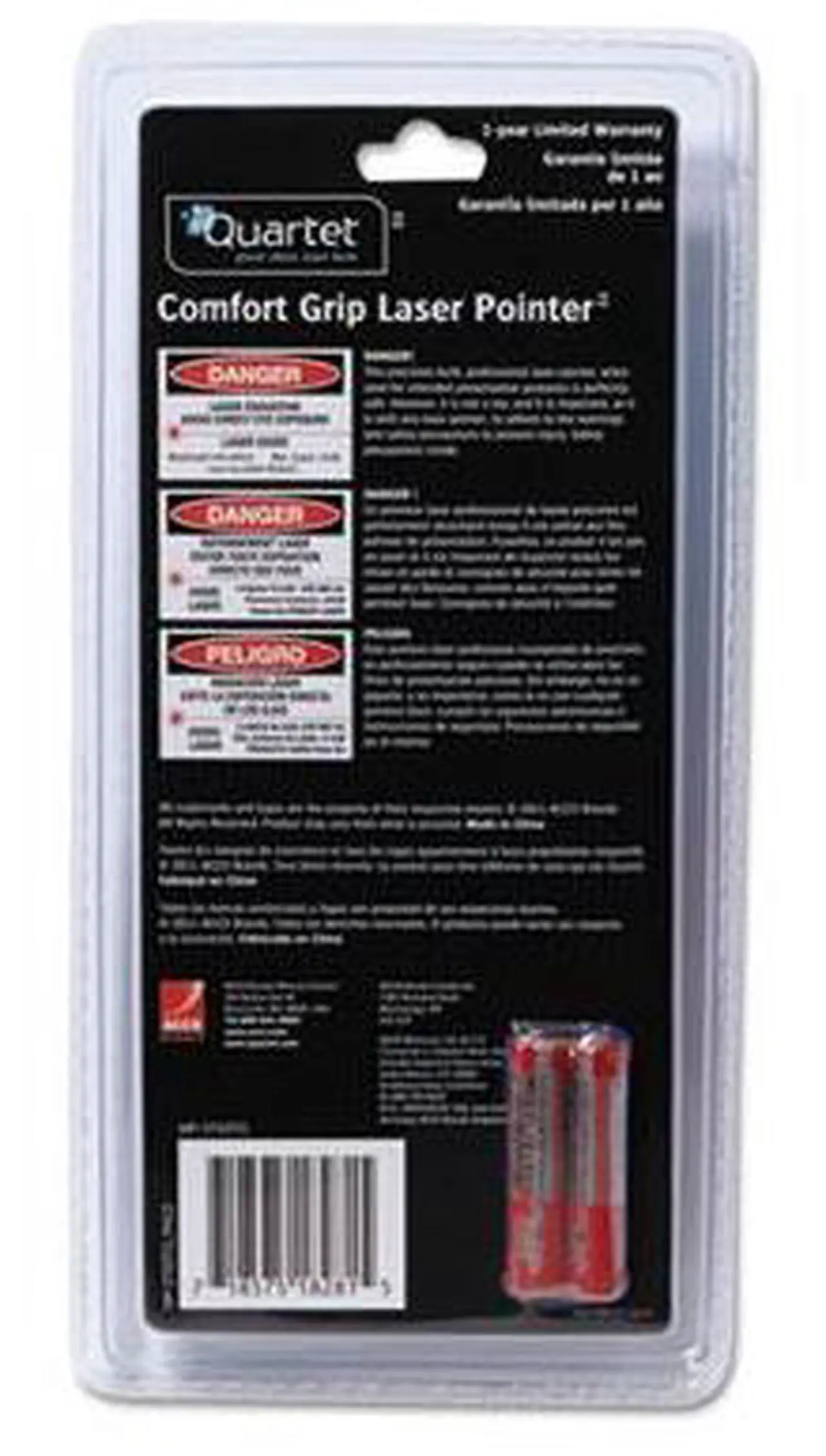 Alt view image 9 of 16 - Quartet Quartet Classic Comfort Laser Pointer, Class 3a, Large Venue, Green -