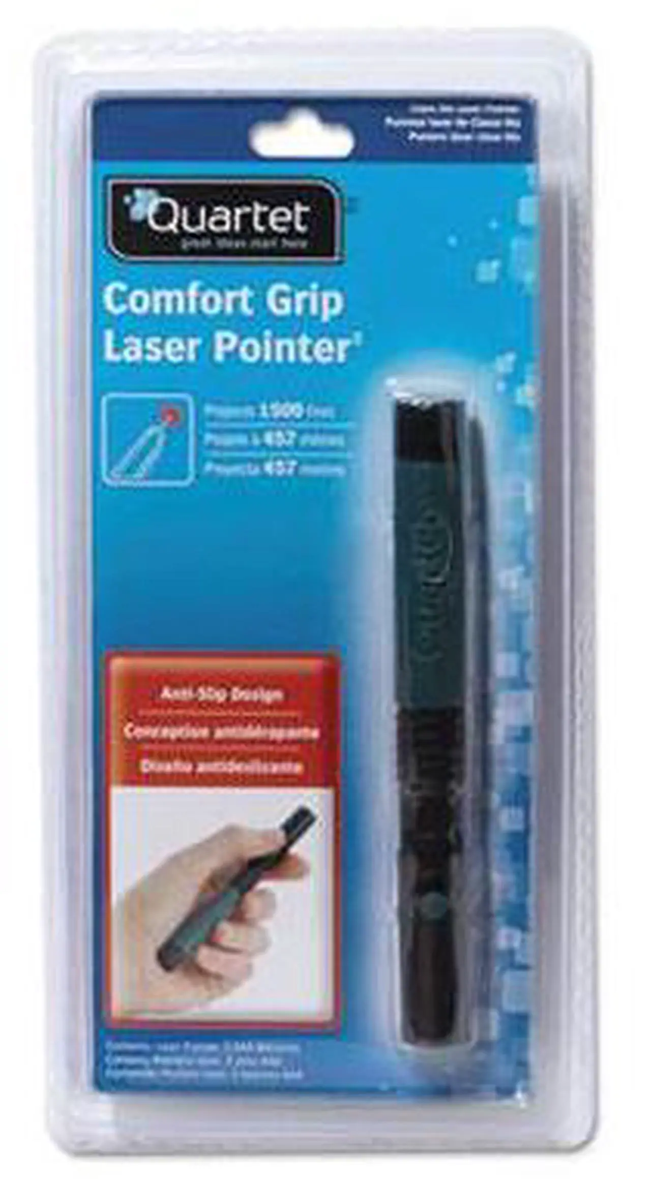 Alt view image 8 of 16 - Quartet Quartet Classic Comfort Laser Pointer, Class 3a, Large Venue, Green -