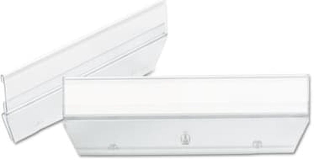 Alt view image 10 of 18 - Smead Easy Slide Hanging Folder Tab 1/3 Tab 3 1/2 in Clear 18/Pack 64626