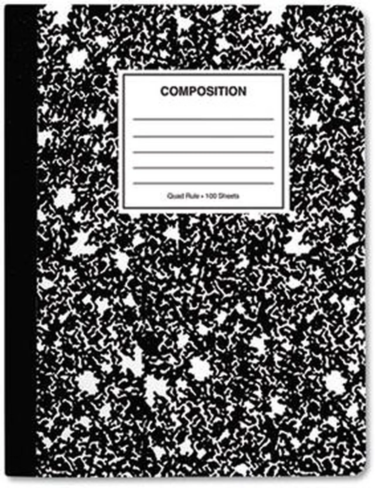 Alt view image 5 of 11 - Universal Quad Rule Composition Book. Quadrille Rule 7.5" x 9.75" 1 Subject Black 20950