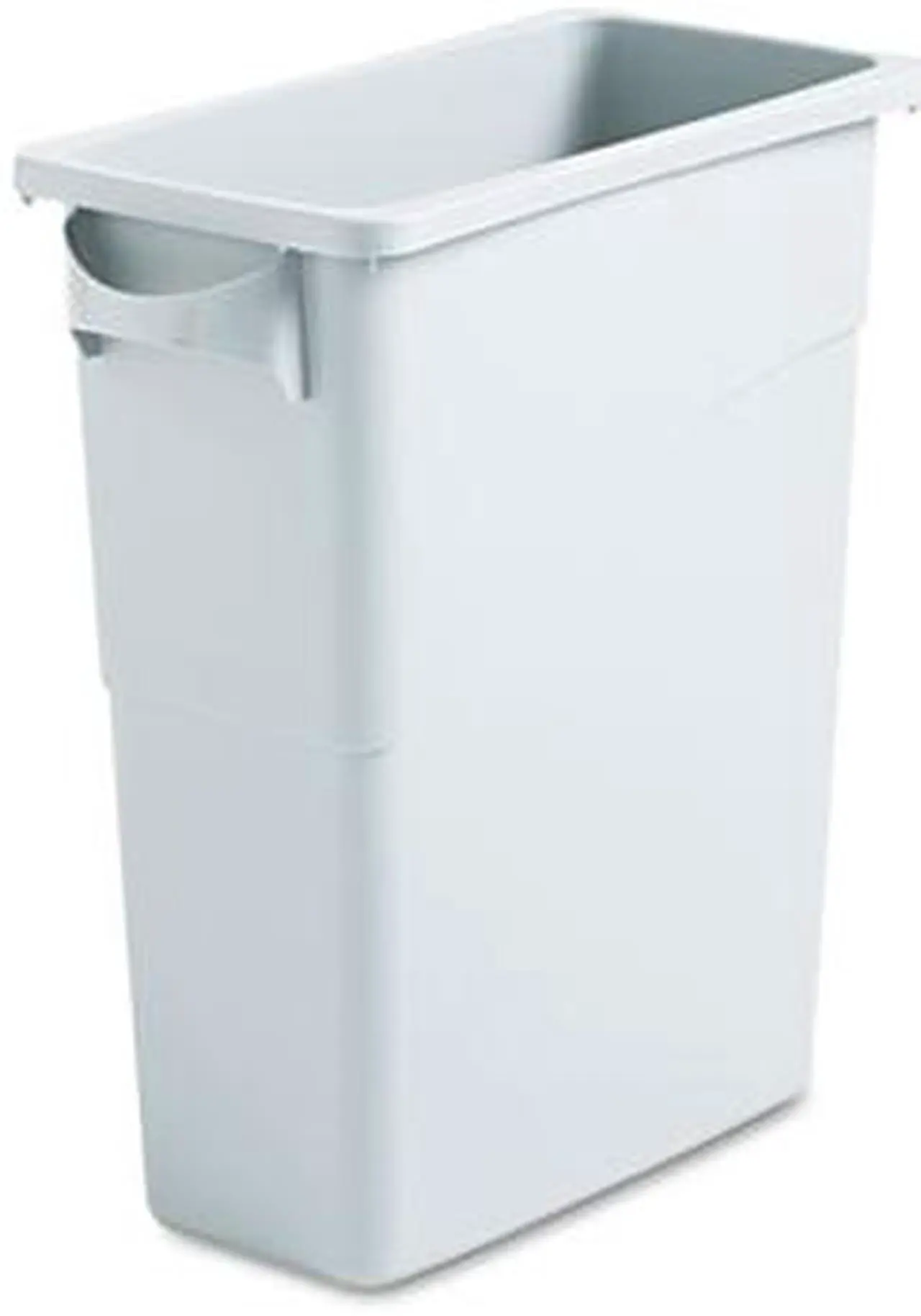 Alt view image 5 of 8 - RUBBERMAID COMMERCIAL 1971258 16 gal Rectangular Trash Can, Gray, 11 in Dia,