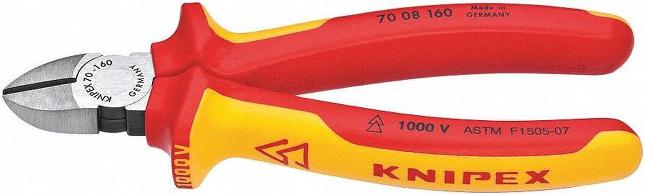 Alt view image 2 of 4 - KNIPEX 70 08 160 SBA 6 1/4 in 70 Diagonal Cutting Plier Standard Cut Narrow