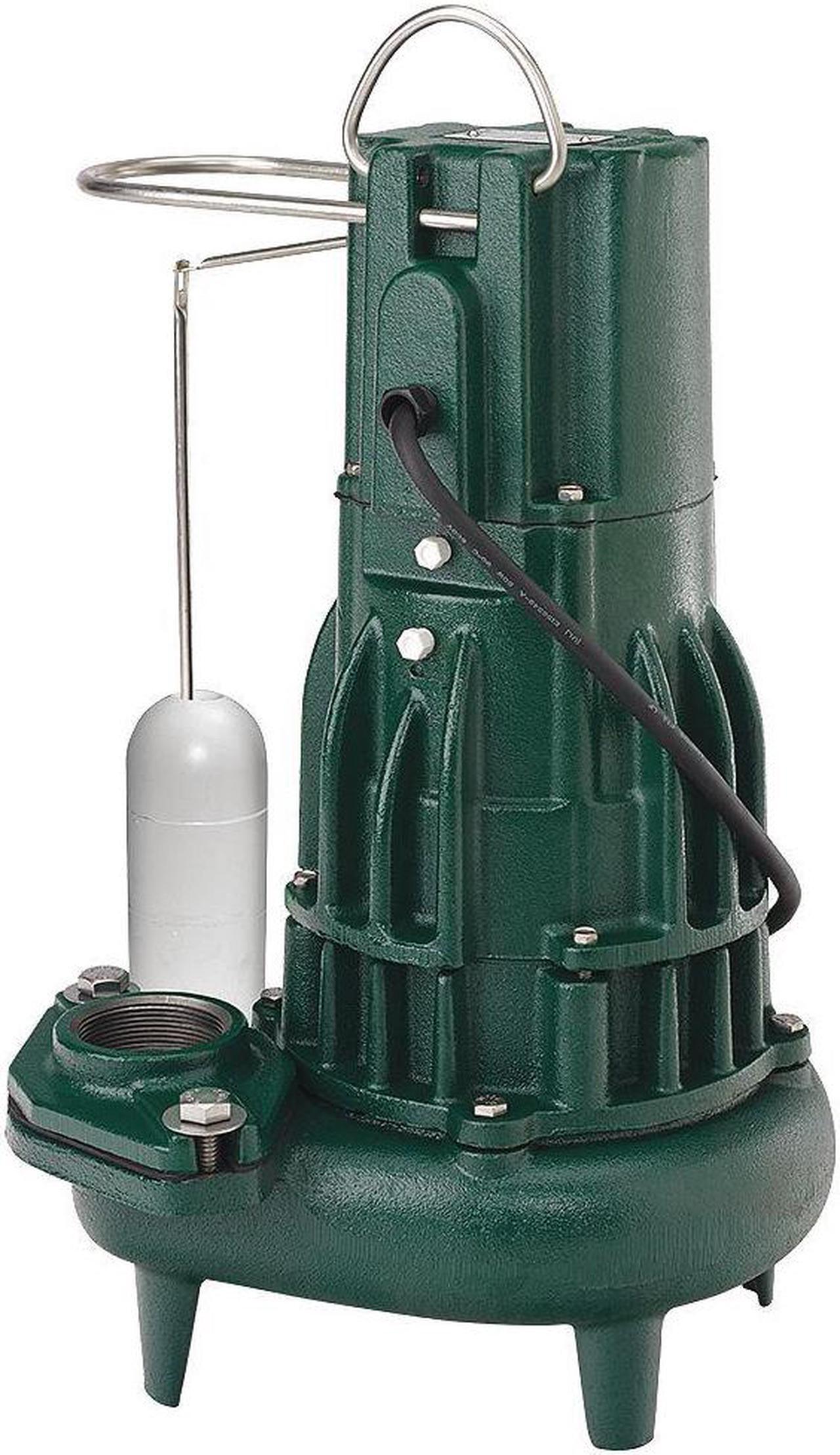 Alt view image 3 of 4 - ZOELLER M282 Waste-Mate 1/2 HP 3" Auto Submersible Sewage Pump 115V Vertical