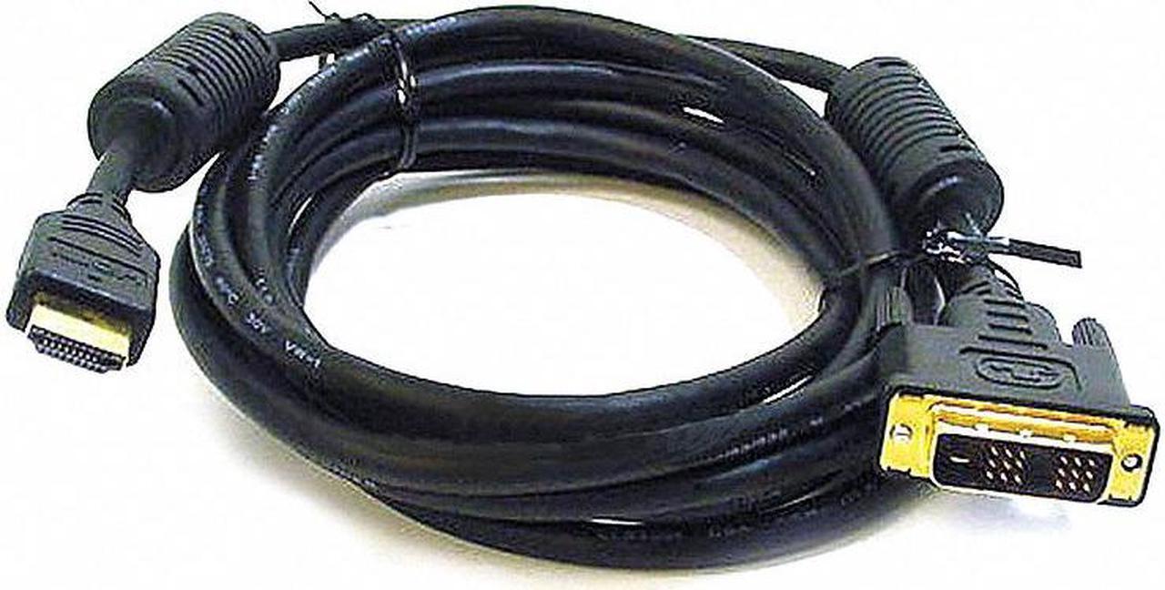 Alt view image 13 of 20 - Monoprice HDMI to DVI Adapter Cable - 3 Feet - Black | High Speed, 28AWG, 1080p Resolution, Ferrite Cores, Compatible with AVCHD / PlayStation 3 and More